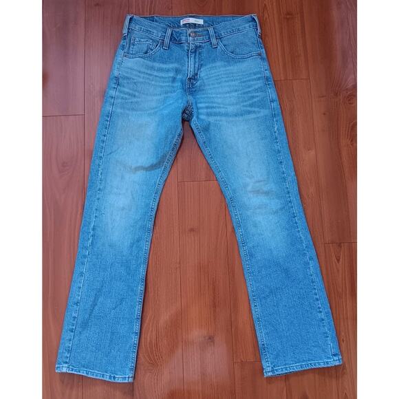 Levi Strauss Signature Jeans Blue Stretch Mid Rise Boot Cut Womens 28x30 Denim - Picture 1 of 10
